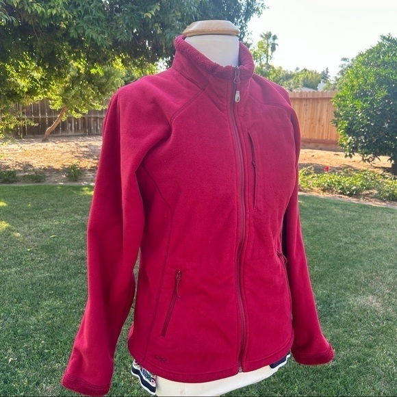 Outdoor Research Red Fleece Full Zippered Jacket Size Large - Picture 2 of 10
